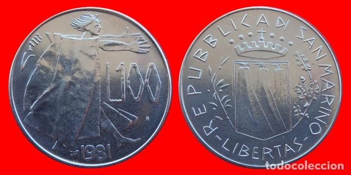 Monedas antiguas de Europa: 100 LIRAS 1981 SIN CIRCULAR SAN MARINO-3339SC