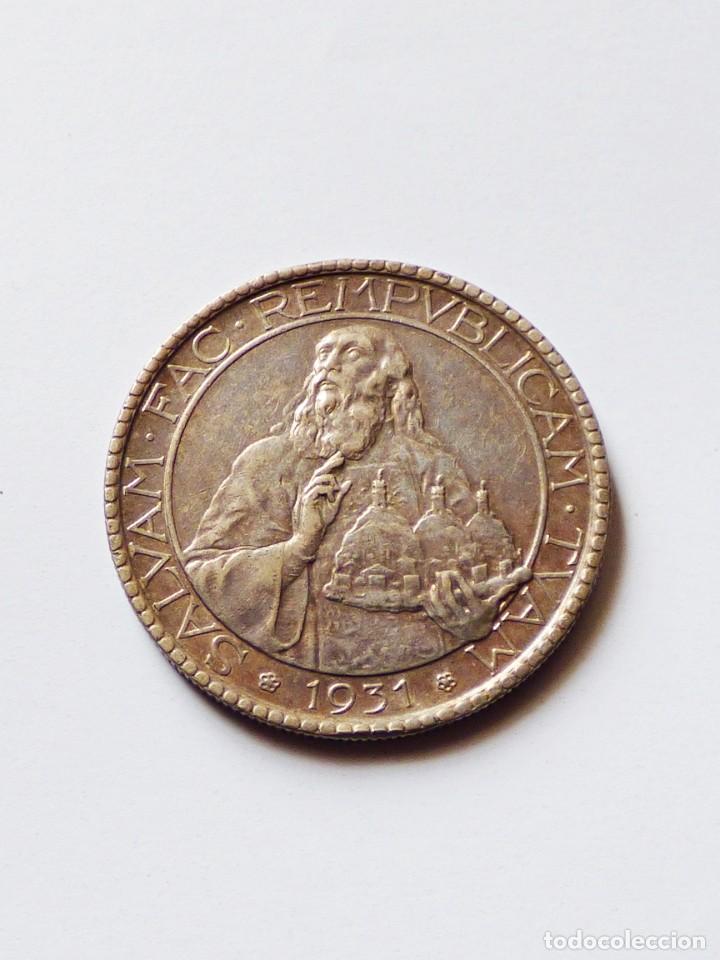Monedas antiguas de Europa: SAN MARINO. 20 LIRAS PLATA. ITALIA 1931