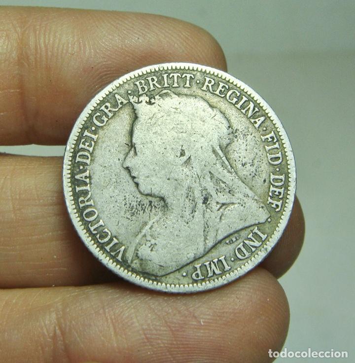 Monedas antiguas de Europa: 1 Shilling. Plata. Victoria. Gran Bretaña - 1896 - Foto 1 - 302949468