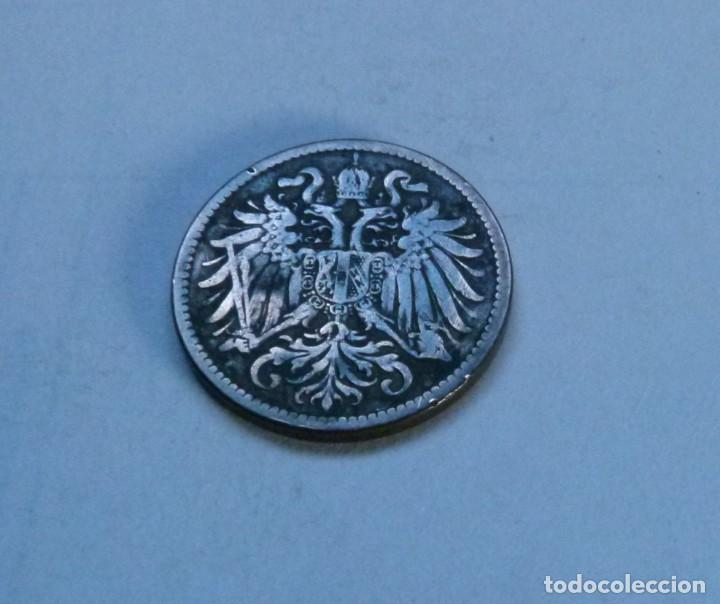 Monedas antiguas de Europa: MONEDA DE BRONCE DE 2 HELLER DE AUSTRIA A&Ntilde;O 1911 - Foto 2