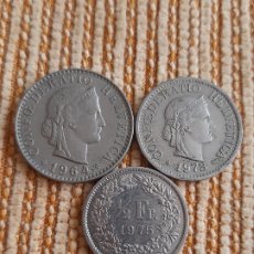 Monedas antiguas de Europa: (SUIZA) LOTE DE 3 MONEDAS. Lote 303349483