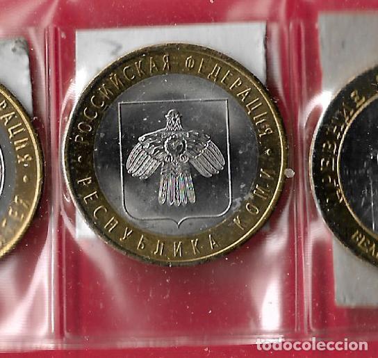 Monedas antiguas de Europa: RUSIA 10 RUBLOS 2009, REPUBLICA KOMI, BIMETALICA