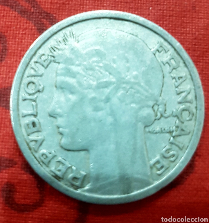 Monedas antiguas de Europa: Francia. 2 francos de 1947 - Foto 1