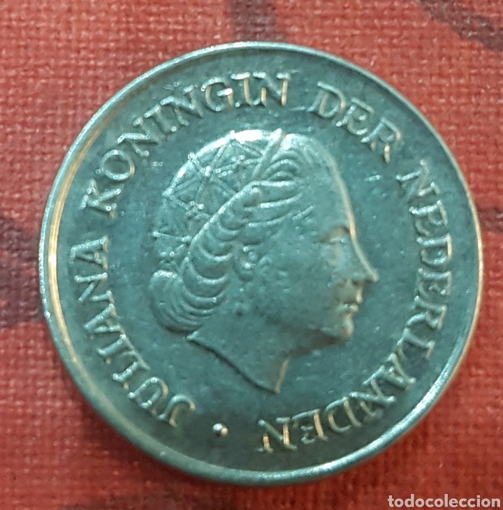 Monedas antiguas de Europa: Holanda. 25 c&eacute;ntimos de 1972 - Foto 2