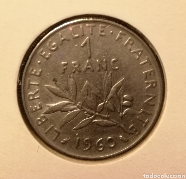 Monedas antiguas de Europa: FRANCIA 1 FRANCO (1960) - Foto 1 - 305147303
