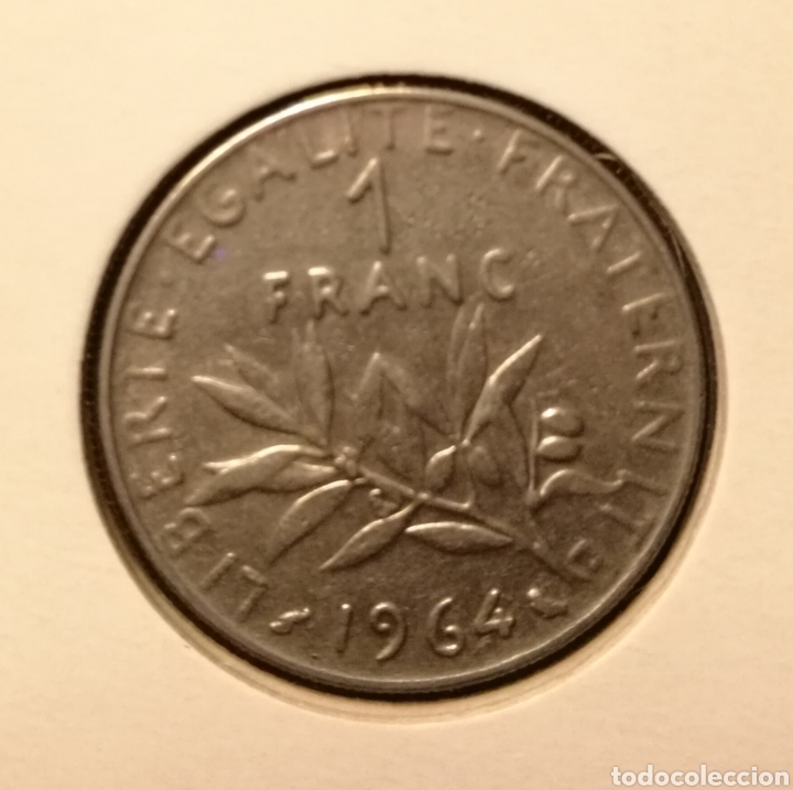 Monedas antiguas de Europa: FRANCIA 1 FRANCO (1964) - Foto 1 - 305147468