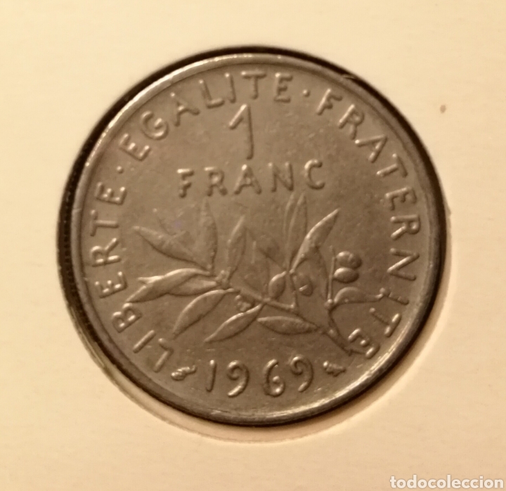Monedas antiguas de Europa: FRANCIA 1 FRANCO (1969) - Foto 1 - 305147798
