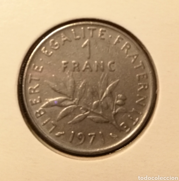 Monedas antiguas de Europa: FRANCIA 1 FRANCO (1971) - Foto 1 - 305147933
