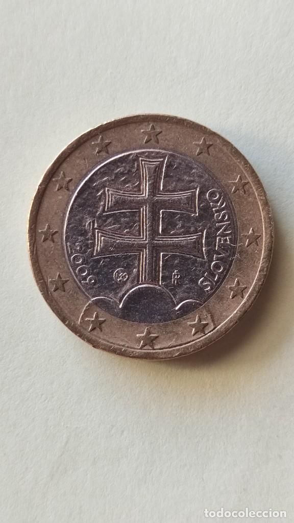 Monedas antiguas de Europa: eslovaquia-1 euro-2009-37