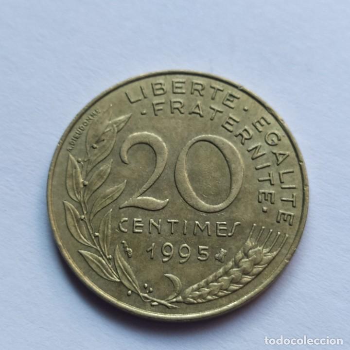 Monedas antiguas de Europa: ## Francia 20 C&eacute;ntimos 1995 ## - Foto 1