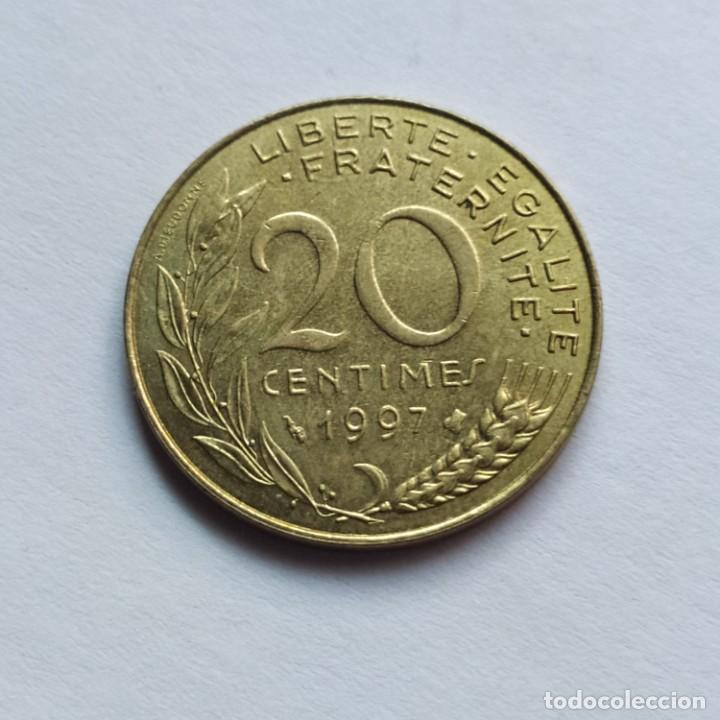 Monedas antiguas de Europa: ## Francia 20 C&eacute;ntimos 1997 ## - Foto 1