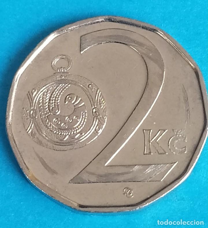 Monedas antiguas de Europa: MONEDA REPUBLICA CHECA 2 CORONAS A&Ntilde;O 2009 - Foto 2