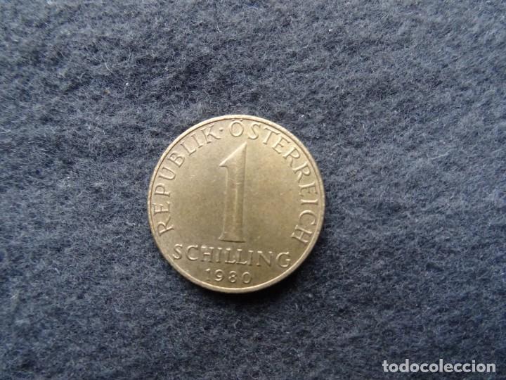 Monedas antiguas de Europa: AUSTRIA 1 SCHILLING 1980 - Foto 2