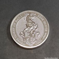Monedas antiguas de Europa: 5 LIBRAS DE REINO UNIDO DEL 2020.CABALLO DE HANOVER.2 ONZAS PLATA LEY 9999.BRILLANT UNCIRCULATED. Lote 308080933