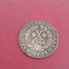 Monedas antiguas de Europa: 10 REIS DE PORTUGAL 1764. Lote 308723248