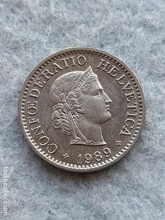 Monedas antiguas de Europa: Suiza. 10 C&eacute;ntimos. A&ntilde;o 1989 - Foto 1
