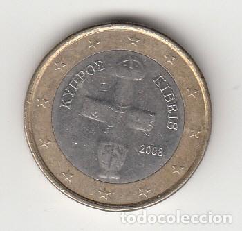 Monedas antiguas de Europa: CHIPRE 1 EURO 2008. - Foto 1