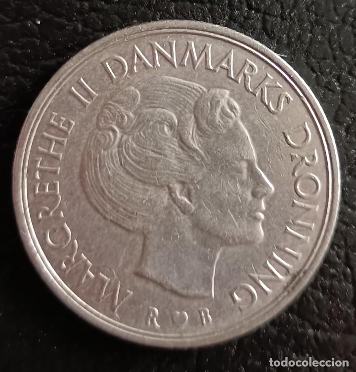 Monedas antiguas de Europa: 1 Corona 1984 - Dinamarca - Foto 2