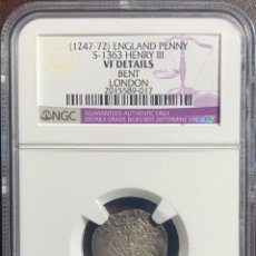 Monedas antiguas de Europa: NGC (1247-72) ENGLAND PENNY S- HENRY III BENT LONDON. Lote 309808328