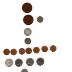 Monedas antiguas de Europa: 20 MONEDAS GRAN BRETAÑA Y CANADÁ 1906-1970. Lote 310368963
