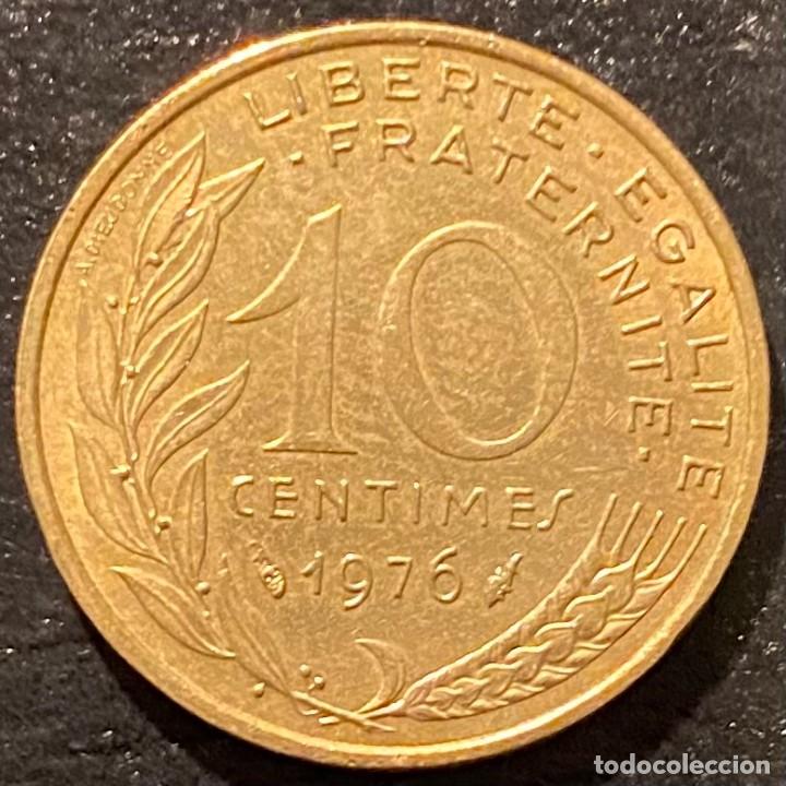 Monedas antiguas de Europa: FRANCIA 10 CENTIMOS 1976 - Foto 2