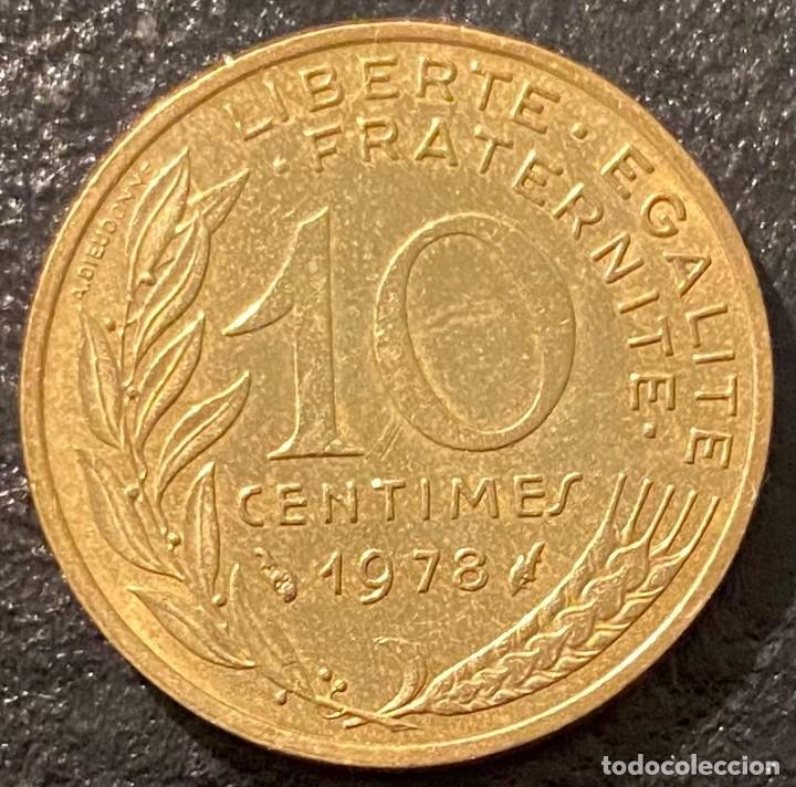 Monedas antiguas de Europa: FRANCIA 10 CENTIMOS 1978 - Foto 2