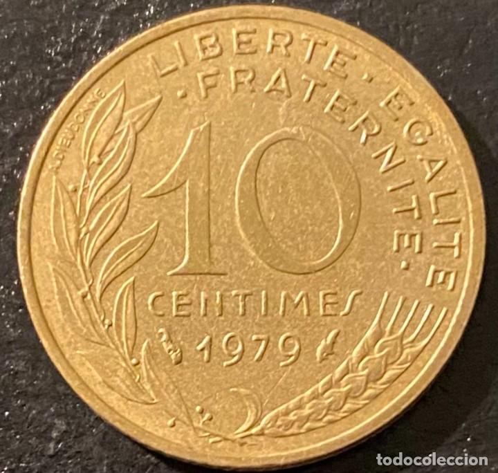 Monedas antiguas de Europa: FRANCIA 10 CENTIMOS 1979 - Foto 2