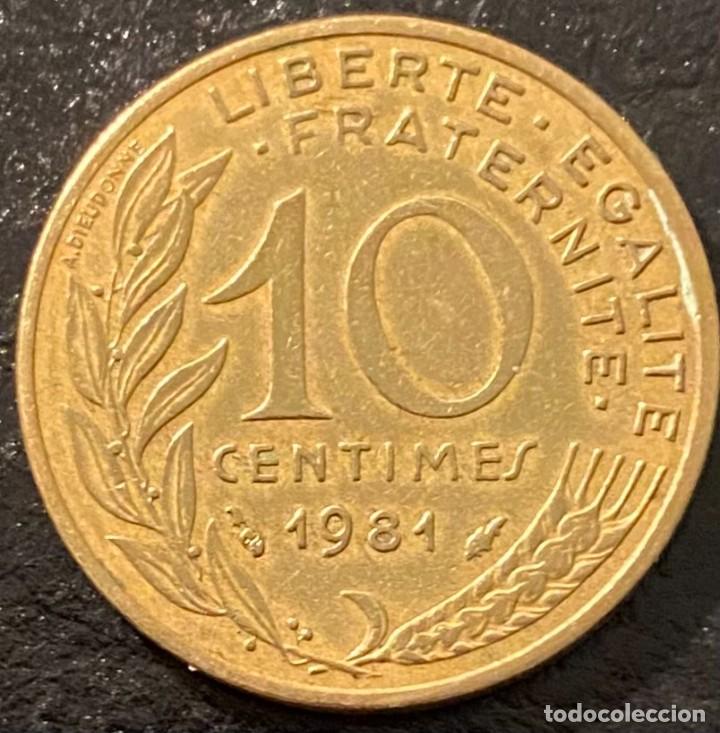 Monedas antiguas de Europa: FRANCIA 10 CENTIMOS 1981 - Foto 2