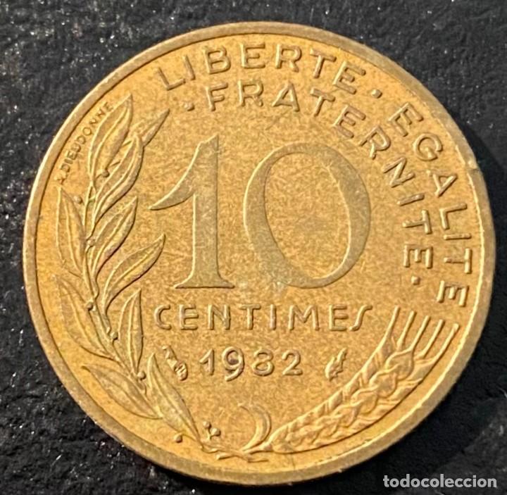 Monedas antiguas de Europa: FRANCIA 10 CENTIMOS 1982 - Foto 2
