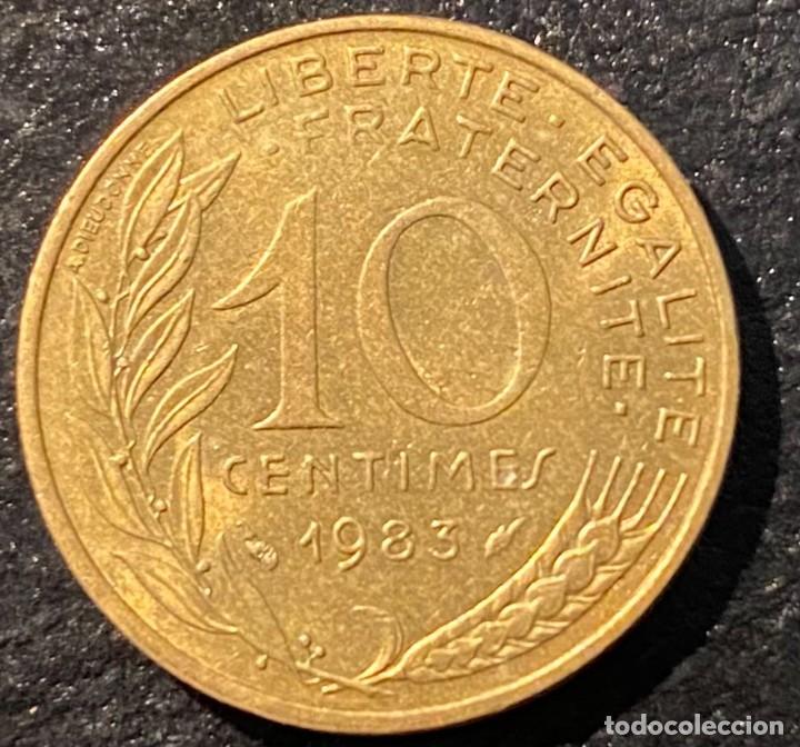 Monedas antiguas de Europa: FRANCIA 10 CENTIMOS 1983 - Foto 2