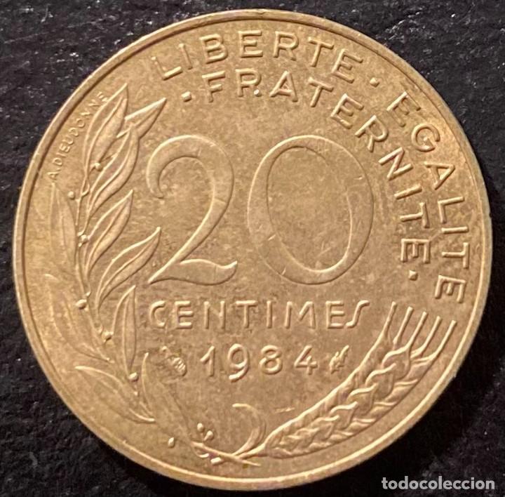 Monedas antiguas de Europa: FRANCIA 20 CENTIMOS 1984 - Foto 2