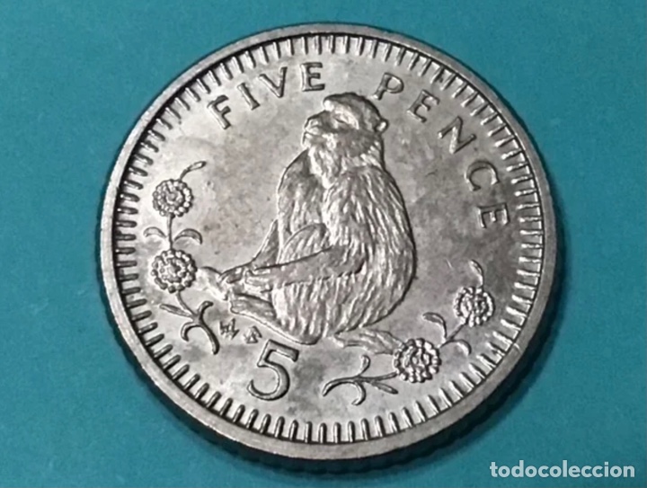 Monedas antiguas de Europa: MONEDA Five pence. GIBRALTAR. A&Ntilde;O 1990 - Foto 1