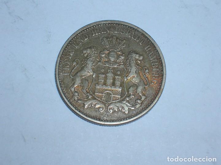 Monete antiche di Europa: Alemania/Hamburgo 2 marcos 1907 J (5404)
