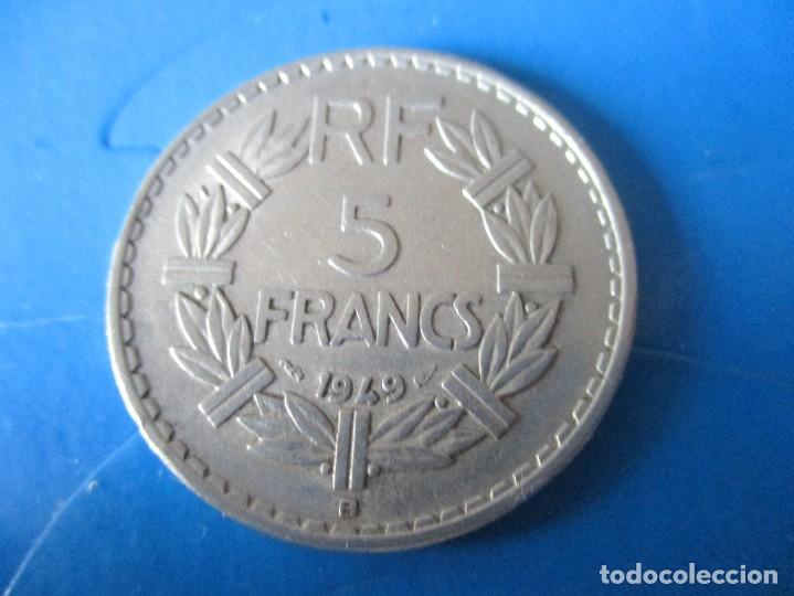 Monedas antiguas de Europa: Francia. 5 francos 1949 - Foto 1