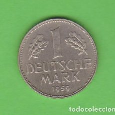 Monedas antiguas de Europa: MONEDAS EXTRANJERAS - GERMANY-ALEMANIA - REP. FEDERAL 1 MARK 1959 G (CNI) KM-110 (EBC). Lote 311078553