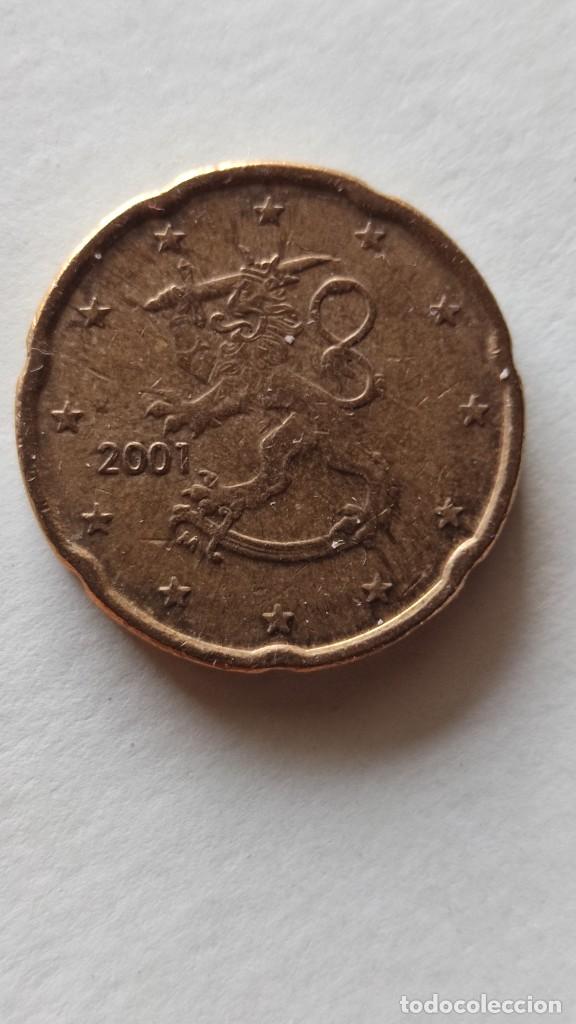 Moedas antigas da Europa: Finlandia-50 centimos euro-2001