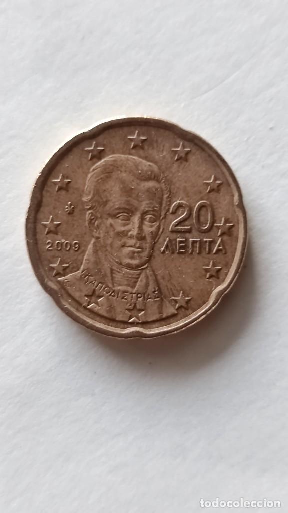 Monedas antiguas de Europa: Grecia-20 centimos euro-2000