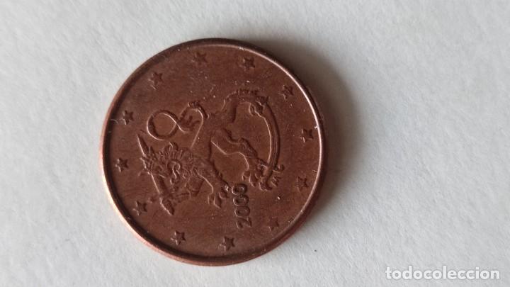 Monedas antiguas de Europa: Finlandia-5 centimos euro-2000