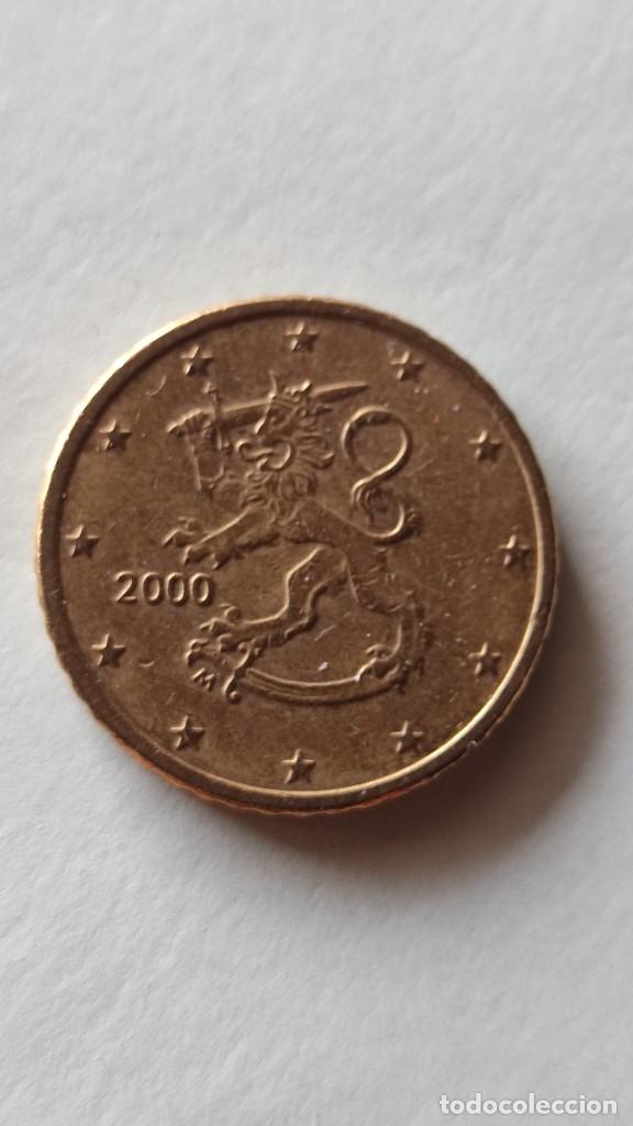 Monedas antiguas de Europa: Finlandia-50 centimos euro-2000