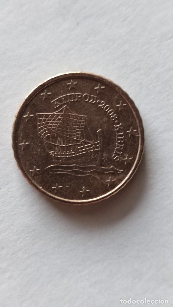 Monedas antiguas de Europa: chipre-10 centimos euro-2008