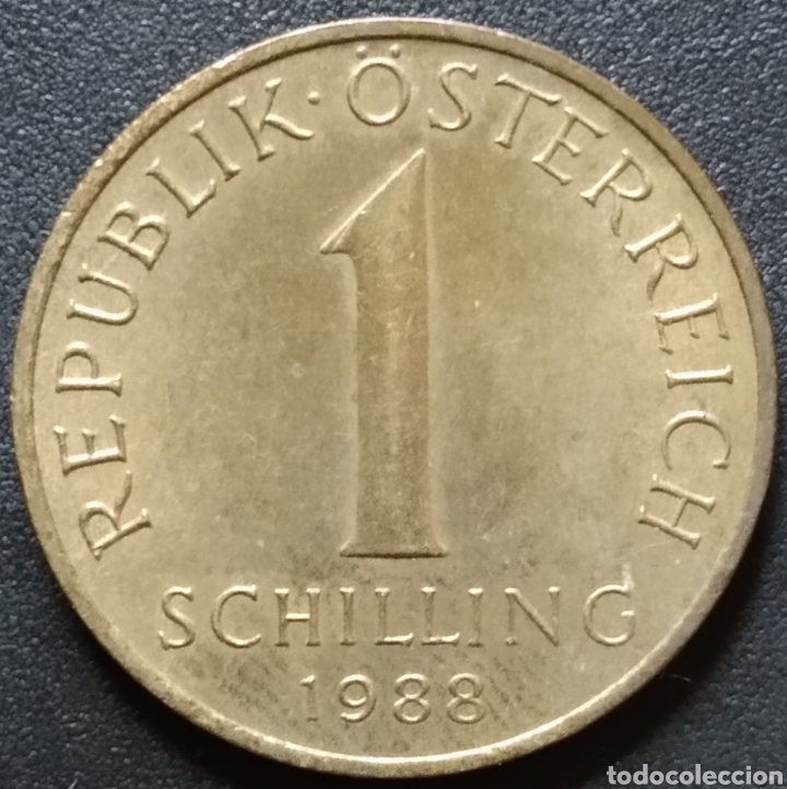 Monedas antiguas de Europa: MONEDA - AUSTRIA 1 CHEL&Iacute;N 1988 - Foto 1