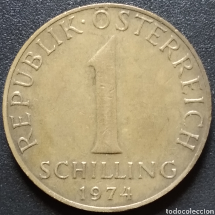 Monedas antiguas de Europa: MONEDA - AUSTRIA 1 CHEL&Iacute;N 1974 - Foto 1