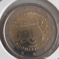 Monedas antiguas de Europa: MONEDA CONMEMORATIVA DE 2 € FINLANDIA 2007, TRATADO DE ROMA, SC. Lote 314412438