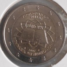Monedas antiguas de Europa: MONEDA CONMEMORATIVA DE 2 € PAISES BAJOS 2007, TRATADO DE ROMA, SC. Lote 314411863