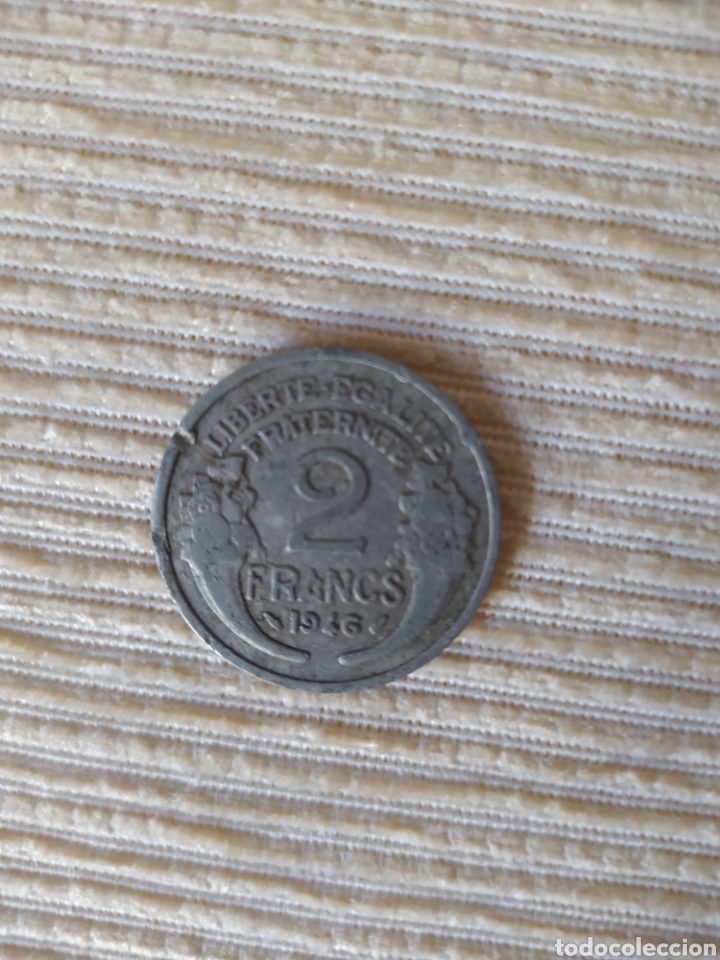 Monedas antiguas de Europa: MONEDA FRANCESA DE 2 FRANCOS - 1946- - Foto 2