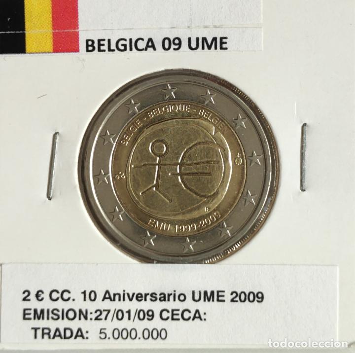 Monedas antiguas de Europa: Moneda de 2&euro; cc, B&eacute;lgica 2009, UME, SC