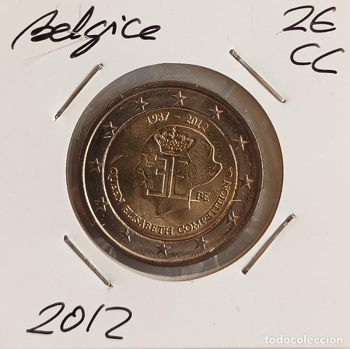 Monedas antiguas de Europa: Moneda de 2&euro; cc, B&eacute;lgica 2012, Concurso de m&uacute;sica, SC