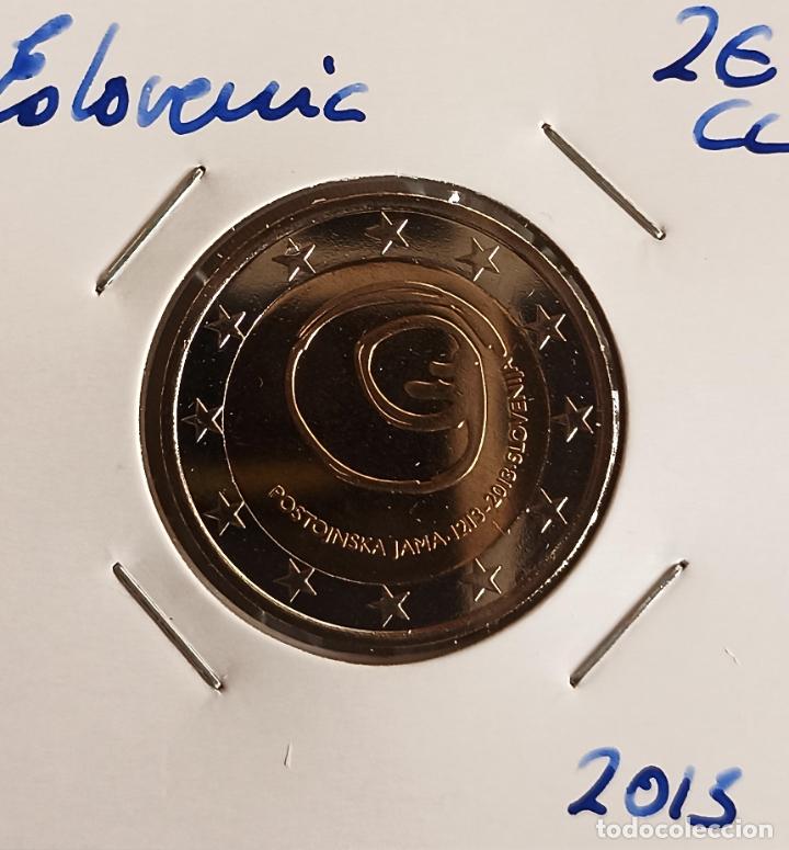 Monedas antiguas de Europa: Moneda de 2&euro; cc, Eslovenia 2013, Cueva de Postojna, SC