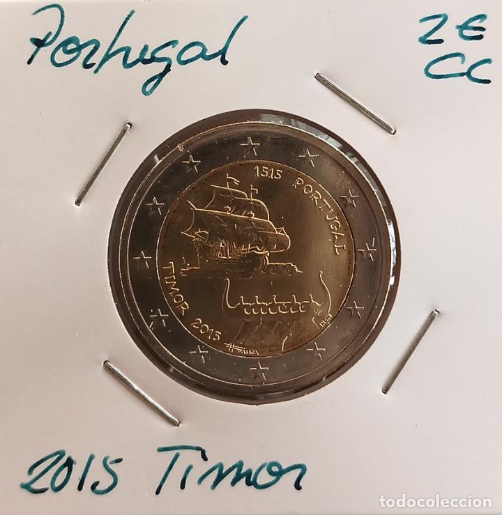 Monedas antiguas de Europa: Moneda de 2&euro; cc, Portugal 2015, Timor, SC