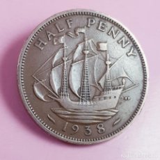 Monedas antiguas de Europa: MONEDA-GRAN BRETAÑA-JORGE VI-1938-EXCELENTE-25 MM.D.-COBRE-COLECCIONISTA. Lote 316321493